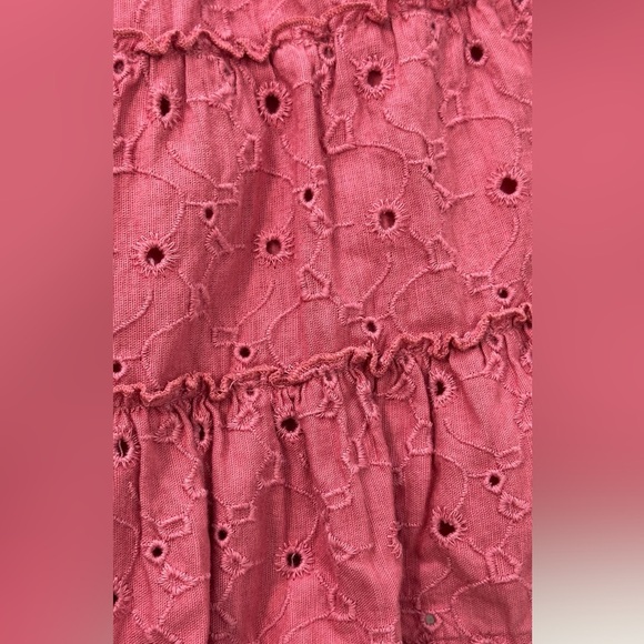 American Eagle Outfitters Pink Smocked Skater Skirt - Picture 10 of 10
